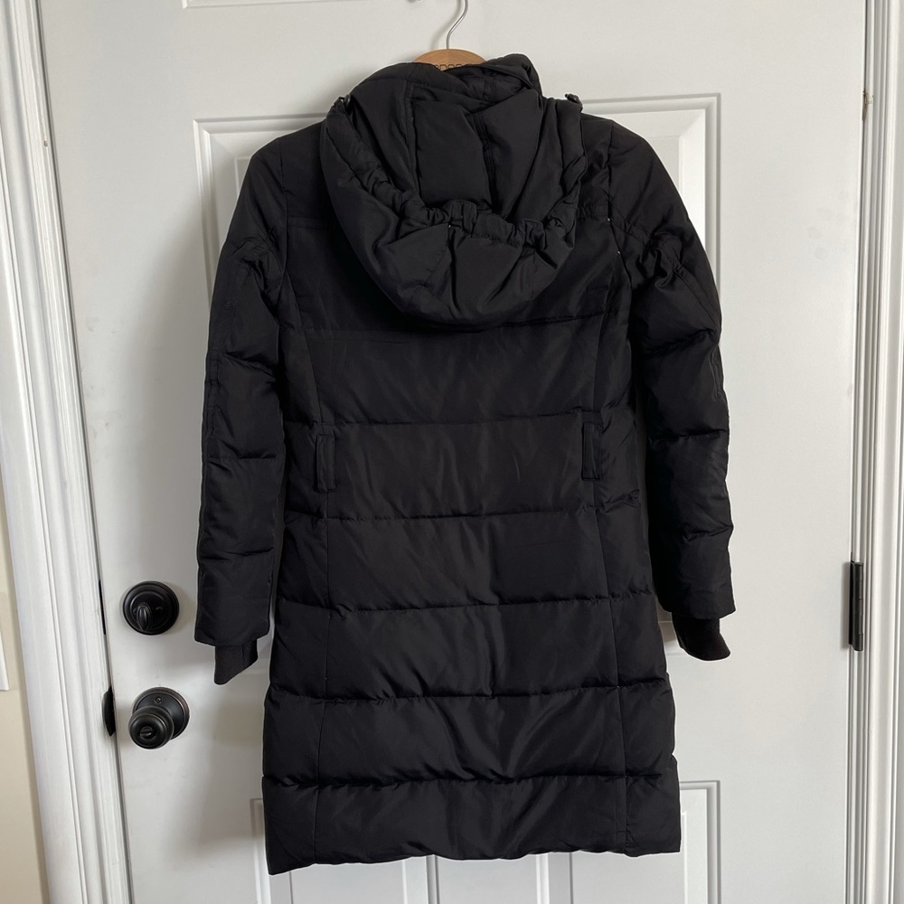 J.Crew black long puffer down jacket XXS - Picture 3 of 6